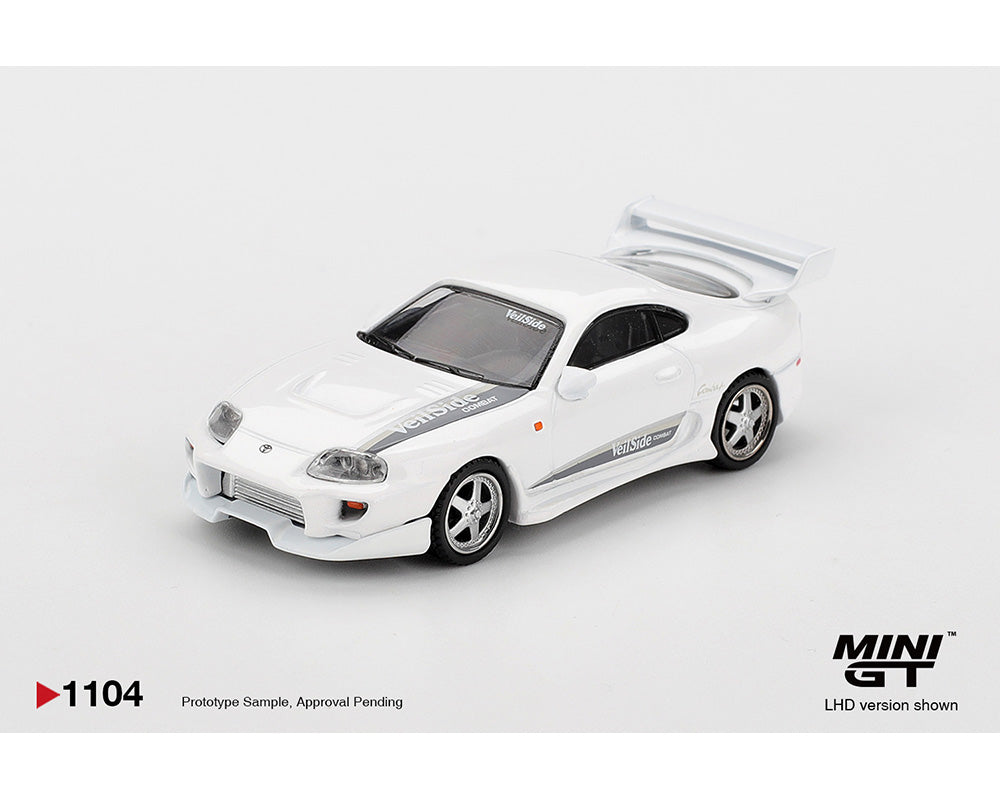 (COMING SOON) MINI GT 1/64 Toyota Supra VeilSide Combat V-I – White
