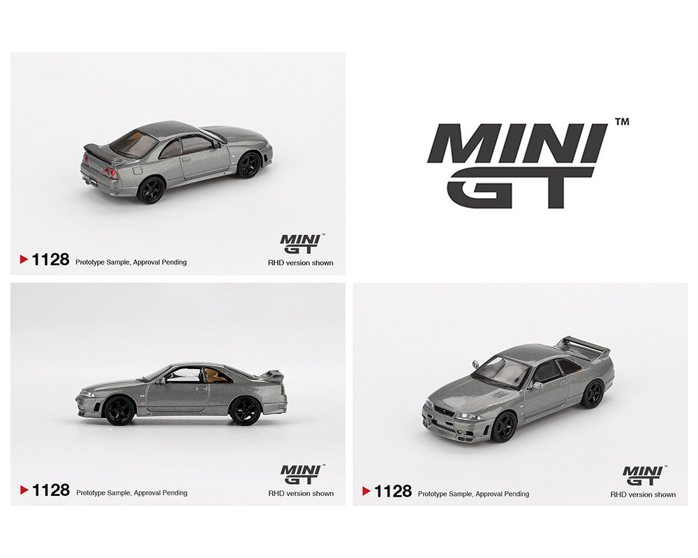 (COMING SOON) MINI GT 1/64 NISSAN Skyline GT-R Dark Metal Gray (NISMO BCNR33 CRS Version) – Limited Edition
