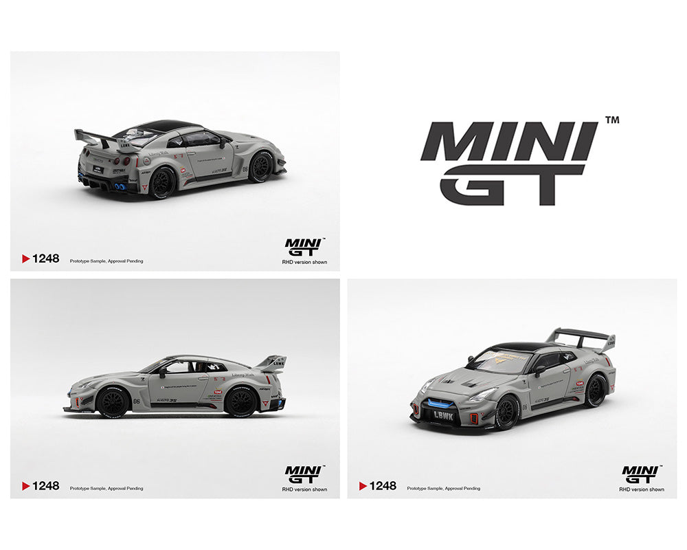 (COMING SOON) MINI GT 1/64 NISSAN LB-Silhouette WORKS GT 35GT-RR Ver.1 – Matt Grey – Limited Edition