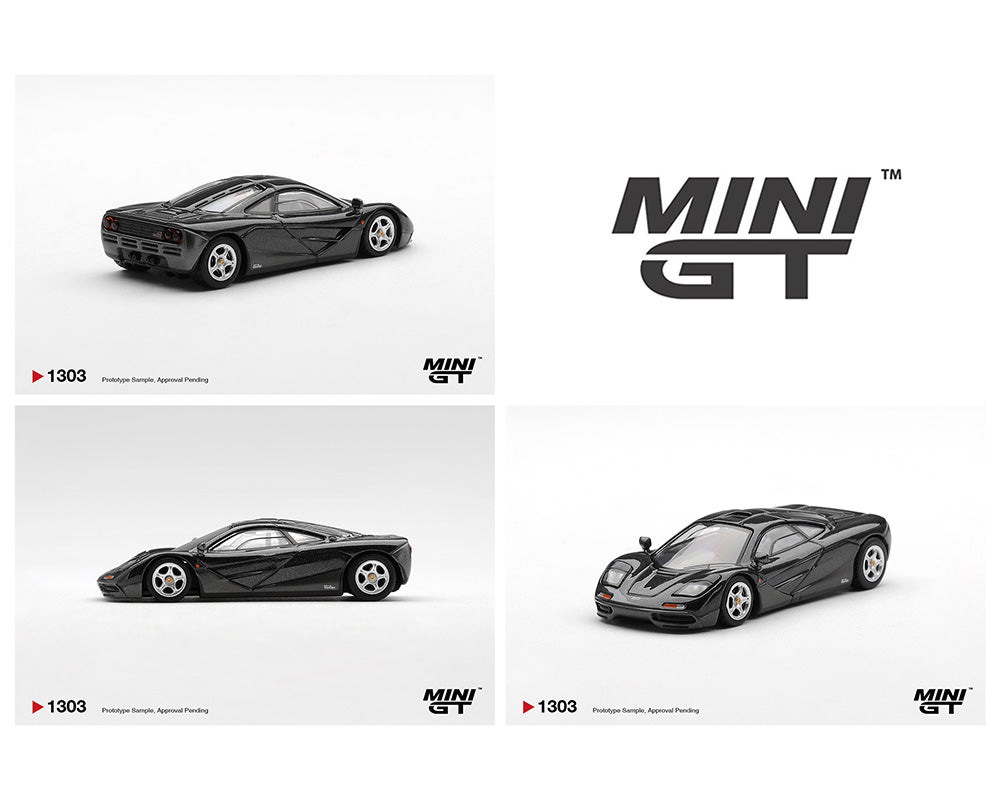 (COMING SOON) MINI GT 1/64 McLaren F1 – Blue Black Metallic – Limited Edition