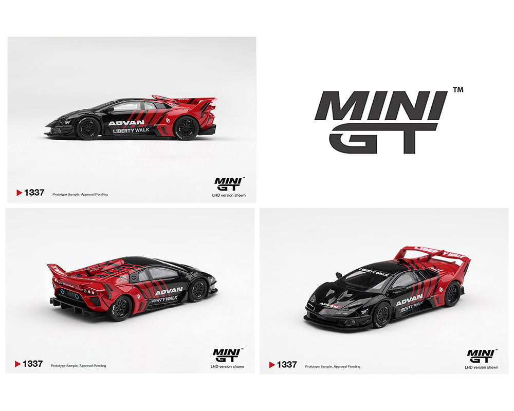(COMING SOON) MINI GT 1/64 Lamborghini LB-Silhouette WORKS MURCIELAGO GT Evo Advan – Limited Edition