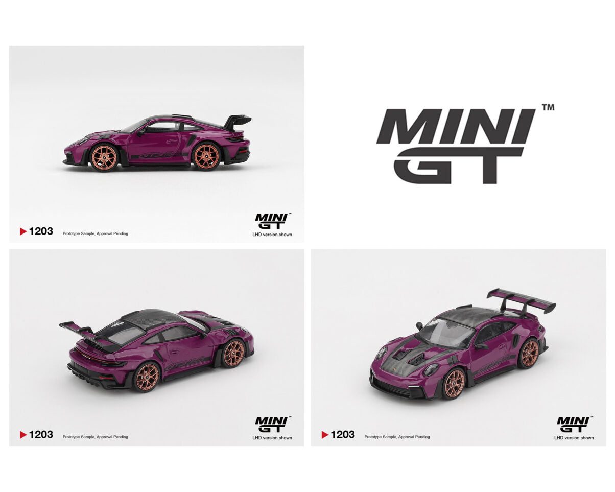 (COMING SOON) MINI GT 1/64 Porsche 911 (992.1) Rubystone Red Set of 4 – Special Edition