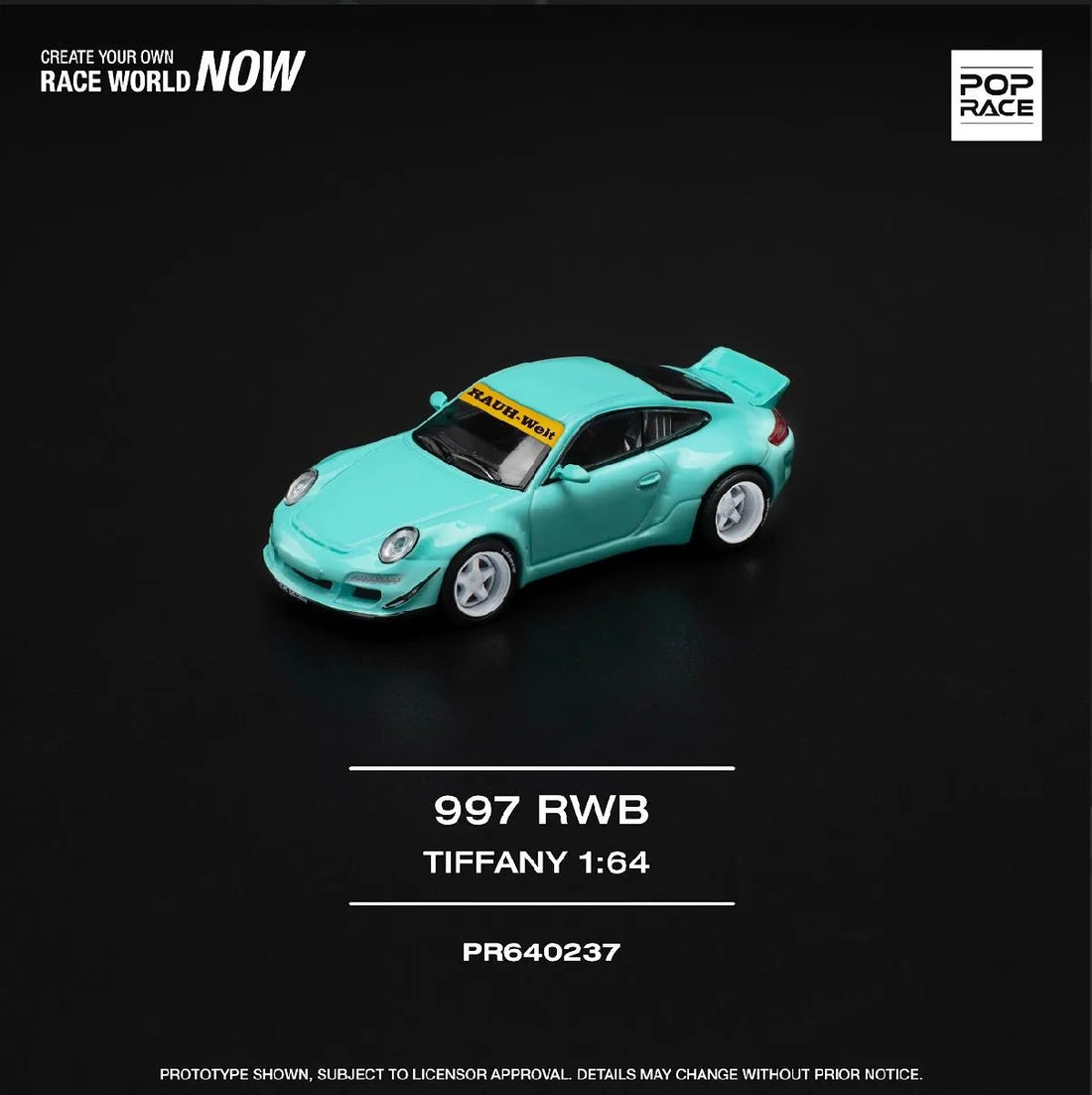 POP RACE 1/64 RWB 997 TIFFANY BLUE -TEAL