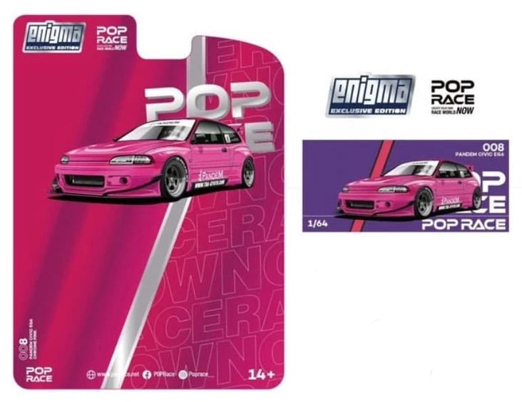 POP RACE 1/64 Pandem Civic EG6 – Pink008
