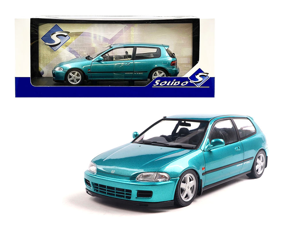 Solido 1:18 1991 Honda Civic (EG6) – Green Pearl