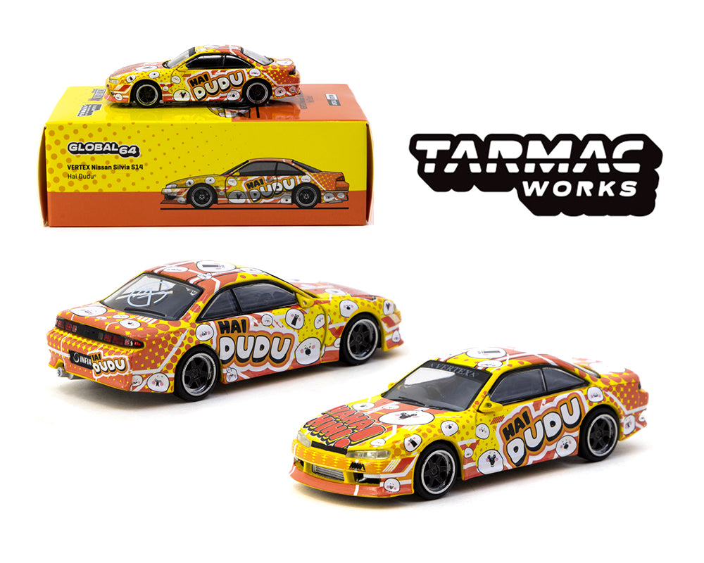 Tarmac Works 1/64 VERTEX Nissan Silvia S14 HAI DUDU