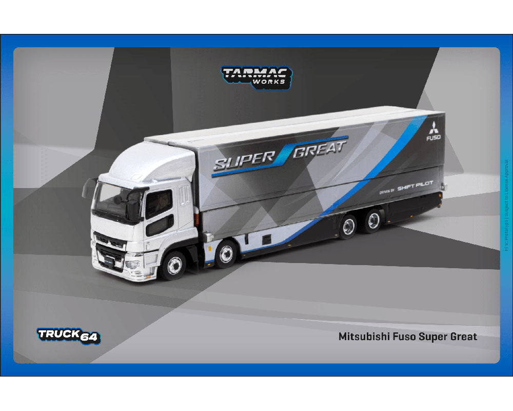 Tarmac Works 1:64 Mitsubishi Fuso Super Great Transporter