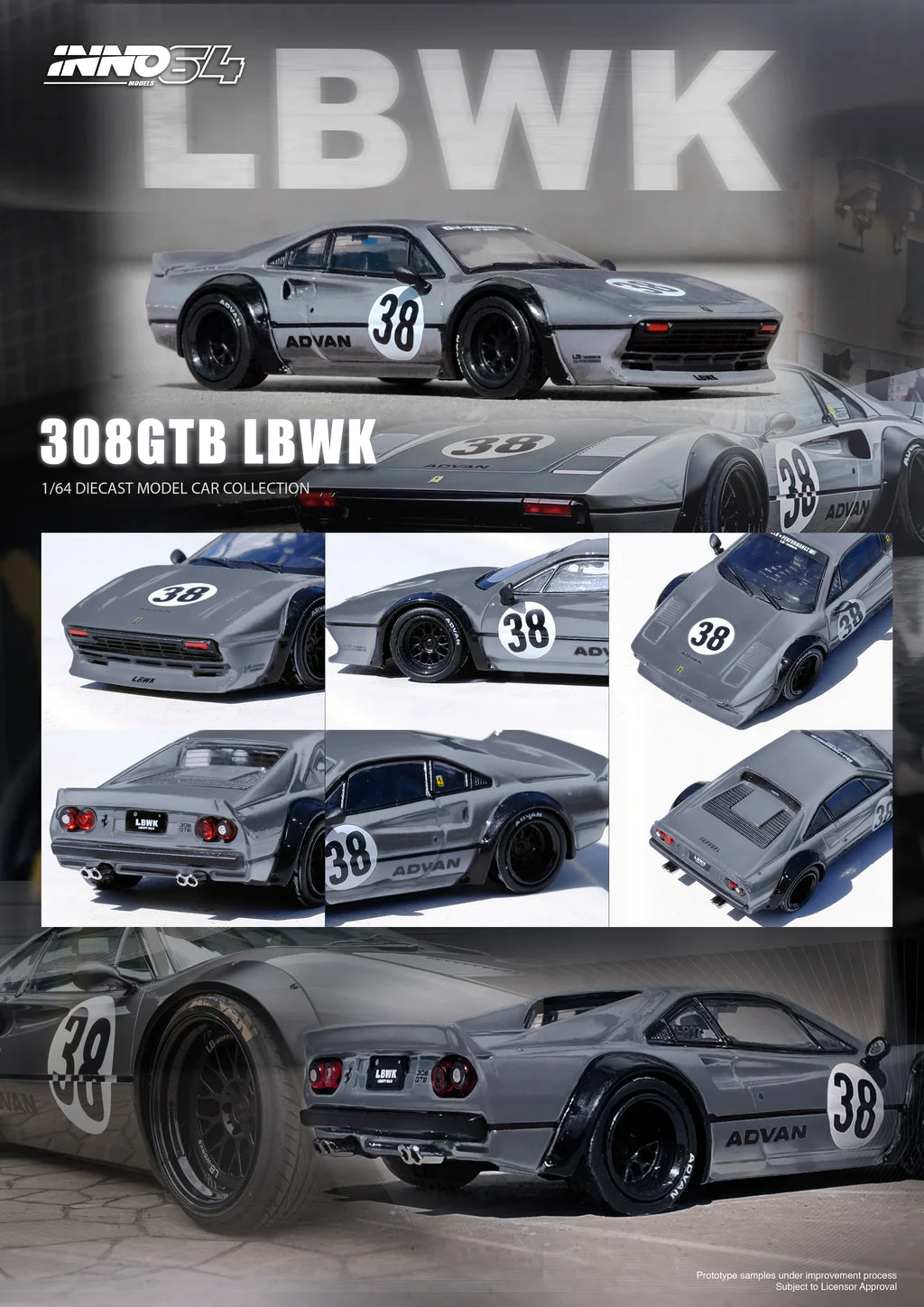 INNO64 1/64 308GTB LBWK