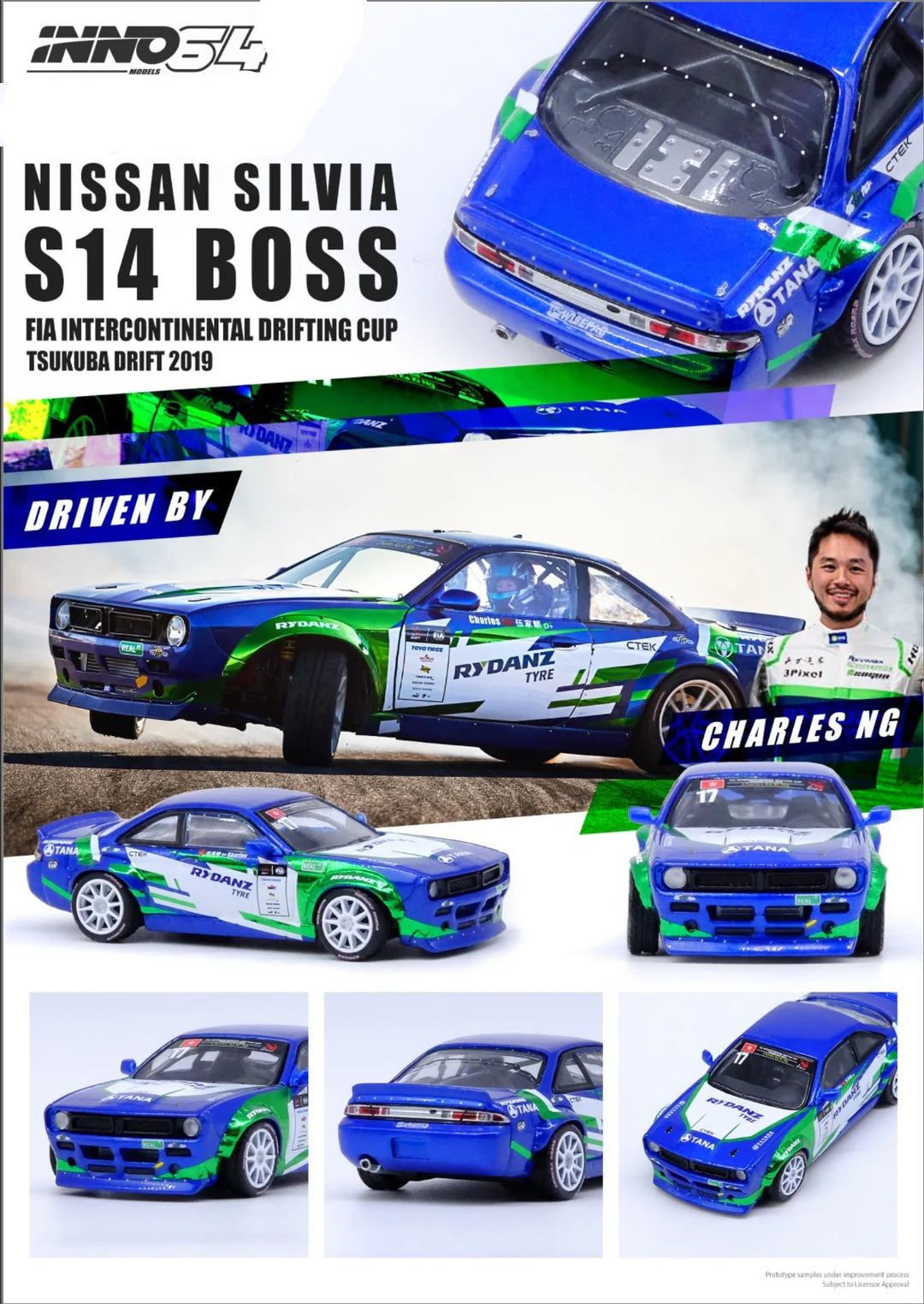INNO64 – Nissan Silvia (S14) FIAINTERCONTINENTAL DIFTING CUP 2019