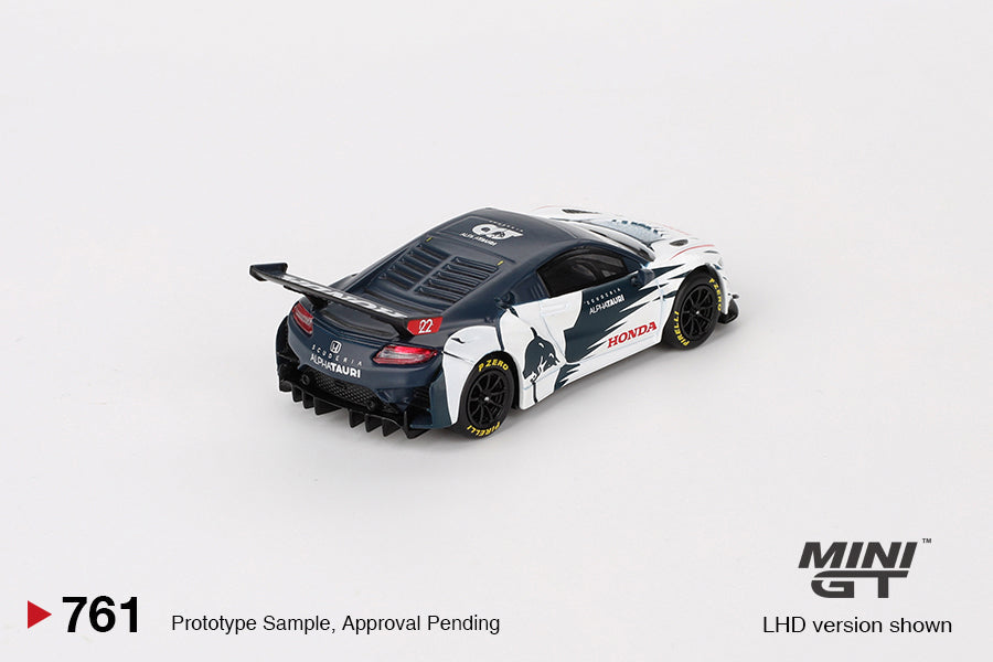 (COMING SOON) MINI GT 1/64 Honda NSX GT3 EVO AlphaTauri Yuki Tsunoda 2023 Red Bull Formula Nurburgring – MiJo Exclusives