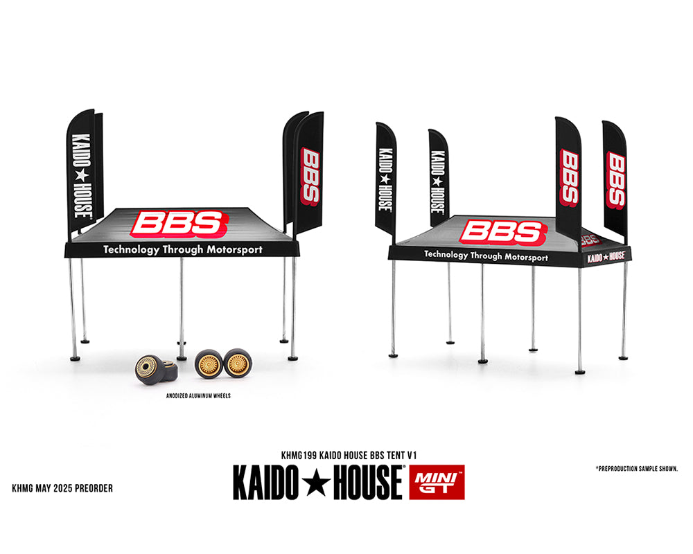 Kaido House x Mini GT 1:64 Kaido House BBS Tent V1