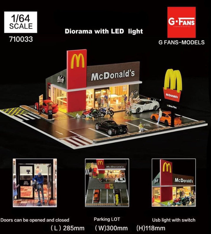G.FANS 1/64 MCDONALD&