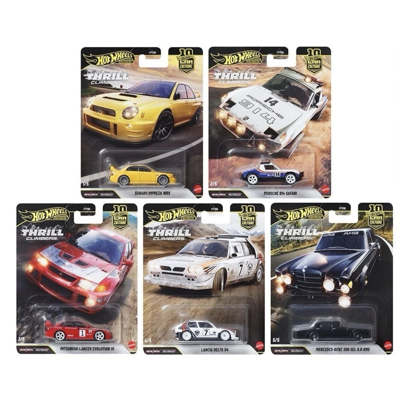 Hot Wheels 1:64 10th Anniversary 2026 Q Case – Thrill Climbers (+HOBBY PROTECT CASE)