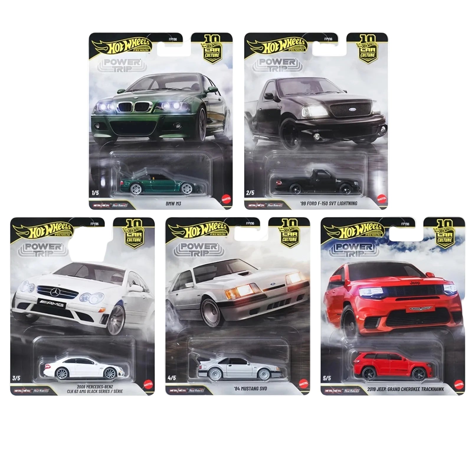 Hot Wheels 1:64 Car Culture 10th Anniversary 2026 R Case – Power Trip (+HOBBY PROTECT CASE)