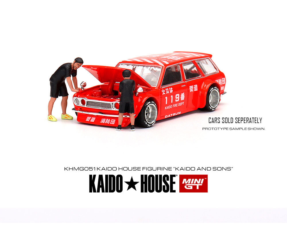 KAIDO HOUSE 1/64 Figurine Set of 4 Kaido & Sons – Limited Edition