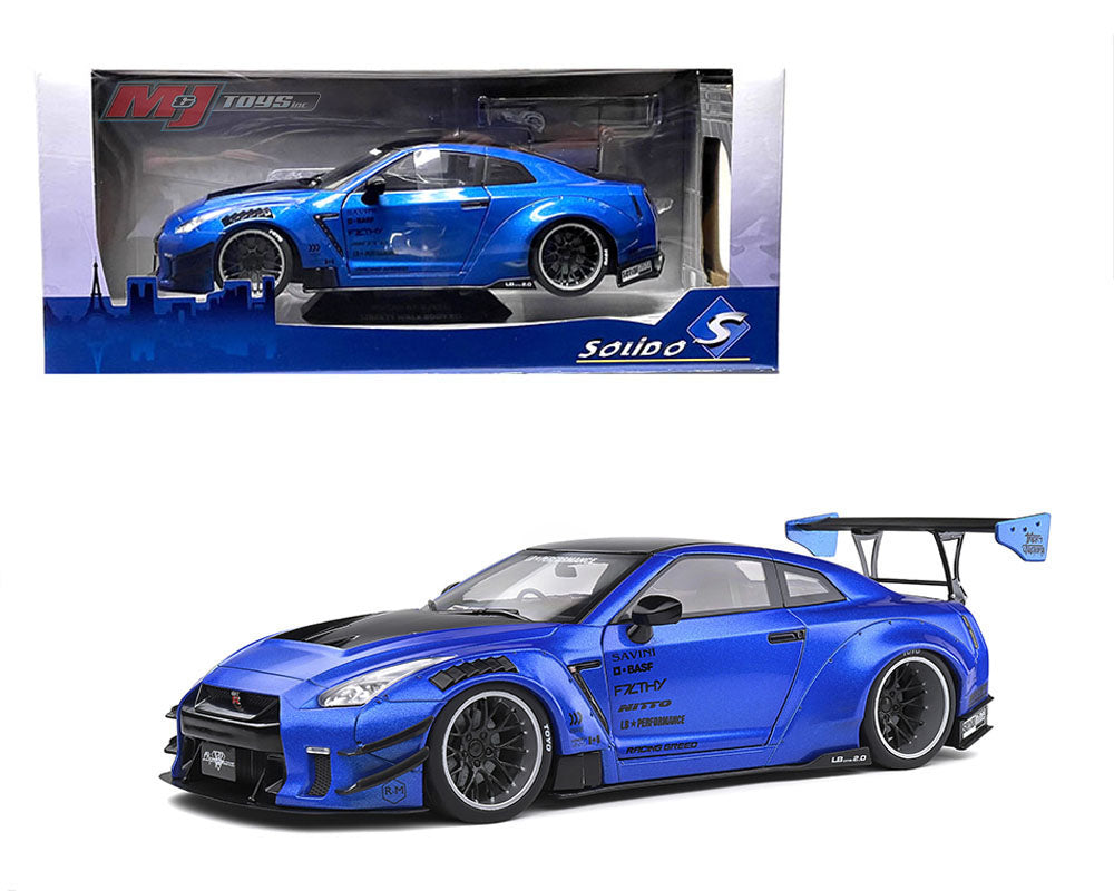 SOLIDO 1/18 2020 Nissan GT-R (R35) LBWK Liberty Walk Type 2 Kit