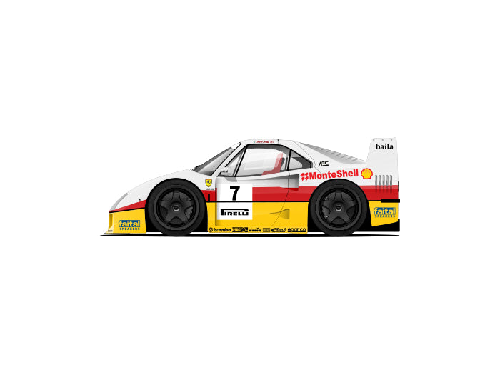 CAPSULE 1993 FERRARI F40 Competizione MonteShell