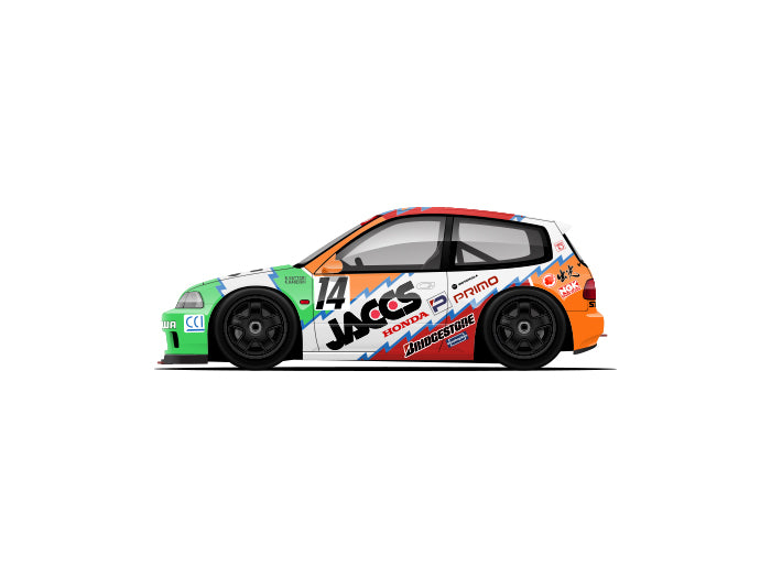 CAPSULE 1993 HONDA CIVIC (EG6) MOONCRAFT JACCS
