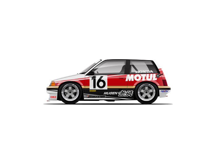 CAPSULE 1987 HONDA CIVIC (EA) MUGEN MOTUL GR.A
