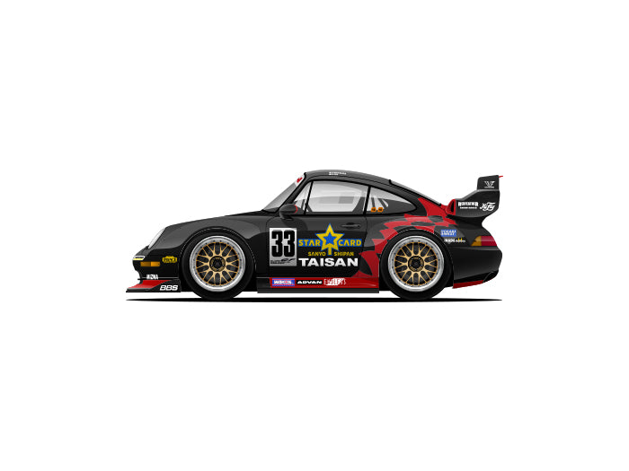 CAPSULE 1996 PORSCHE 911 GT2 (993) TAISAN STARCARD