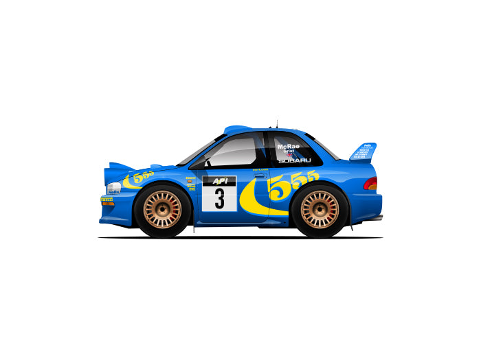 CAPSULE 1997 Subaru Impreza WRX STi Monte Carlo Rally