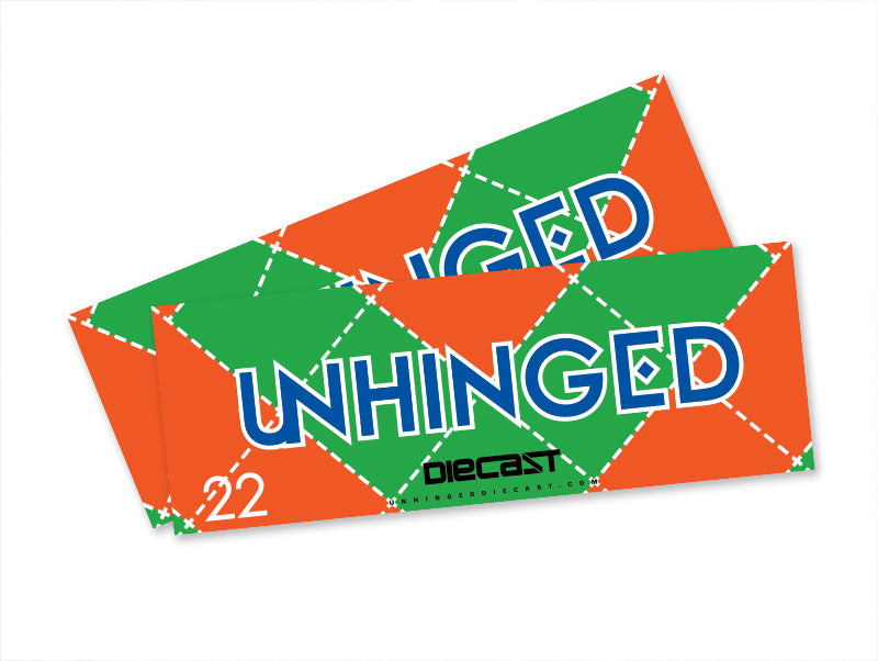 UNHINGED "RENOWN" tribute sticker pack