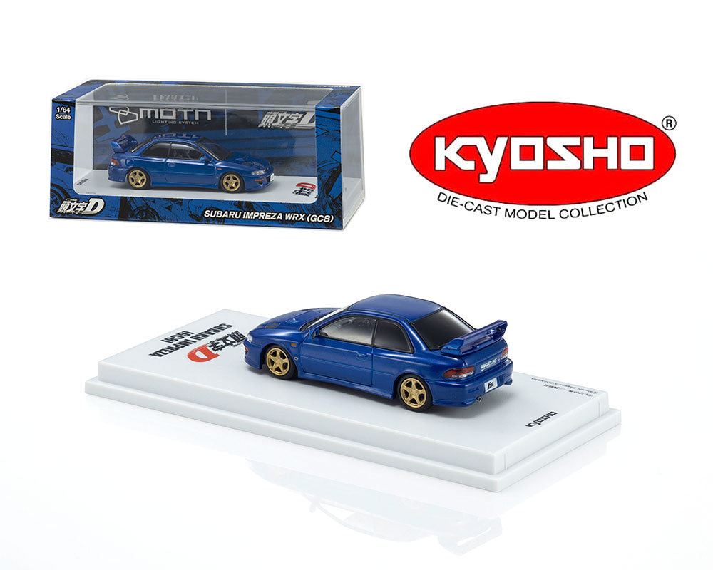 (COMING SOON) Kyosho 1:64 Initial D Subaru Impreza WRX STi with LED MOTN Base Compatible – Limited Edition