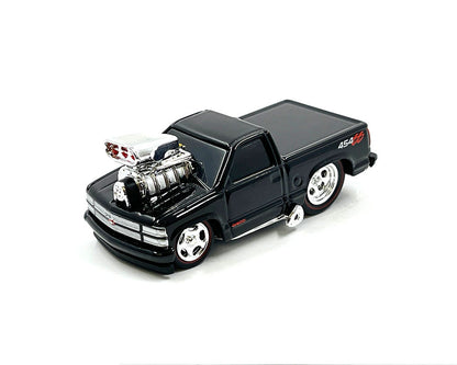 Muscle Machines 1:64 1993 Chevrolet 454 SS Pickup Truck Limited Edition – Black – Mijo Exclusives