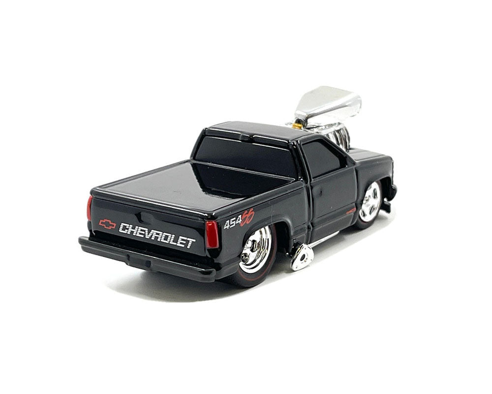 Muscle Machines 1:64 1993 Chevrolet 454 SS Pickup Truck Limited Edition – Black – Mijo Exclusives