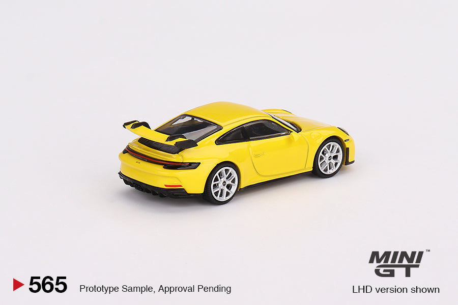 (PRE ORDER) MINI GT 1/64 Porsche 911 (992) GT3 Racing Yellow