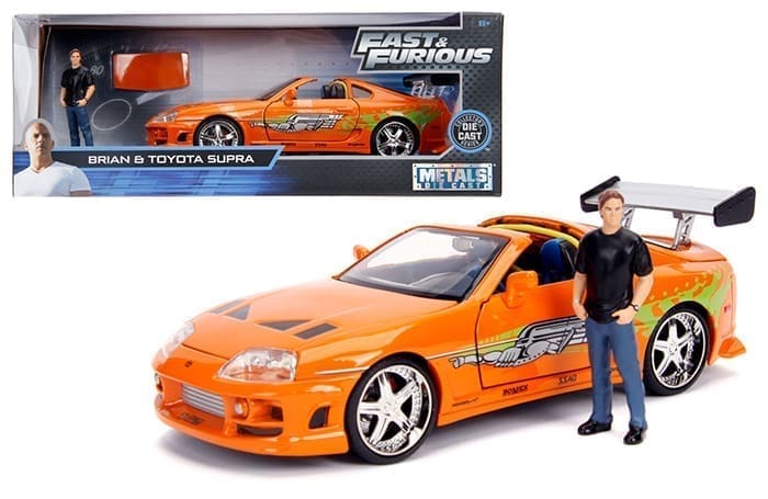 Jada 1:24 Brian’s 1995 Toyota Supra (Orange) – Fast &amp; Furious