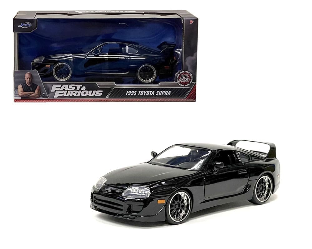 JADA 1/24 F&amp;F F5 TOYOTA 1995 SUPRA BLACK