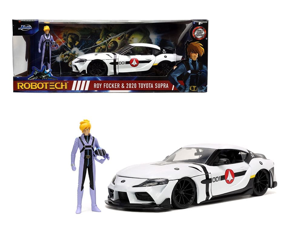 JADA  1/24  HR  ROBOTECH ROY FOCKER &amp; TOYOTA 2020 SUPRA
