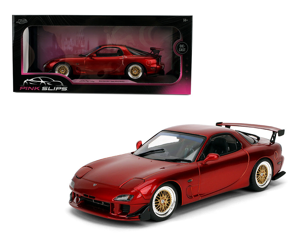 JADA  1/18 Mazda RX-7 Type RS (FD3S) – Red – Pink Slips