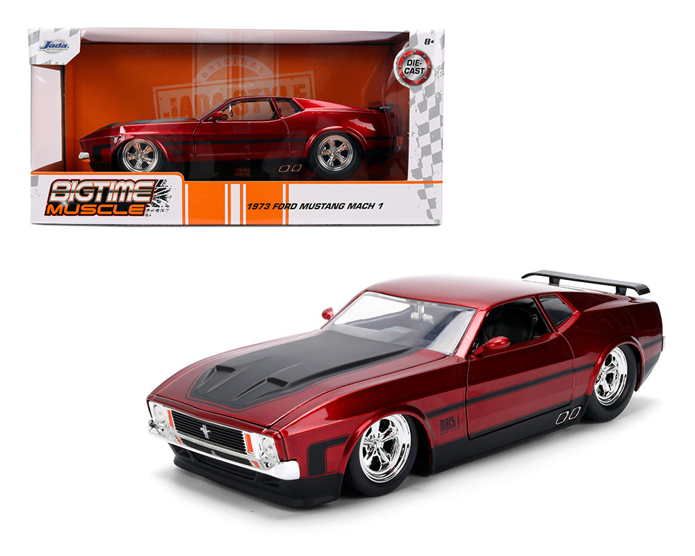 Jada 1:24 1973 Ford Mustang Mach 1 – Red – Bigtime Muscle
