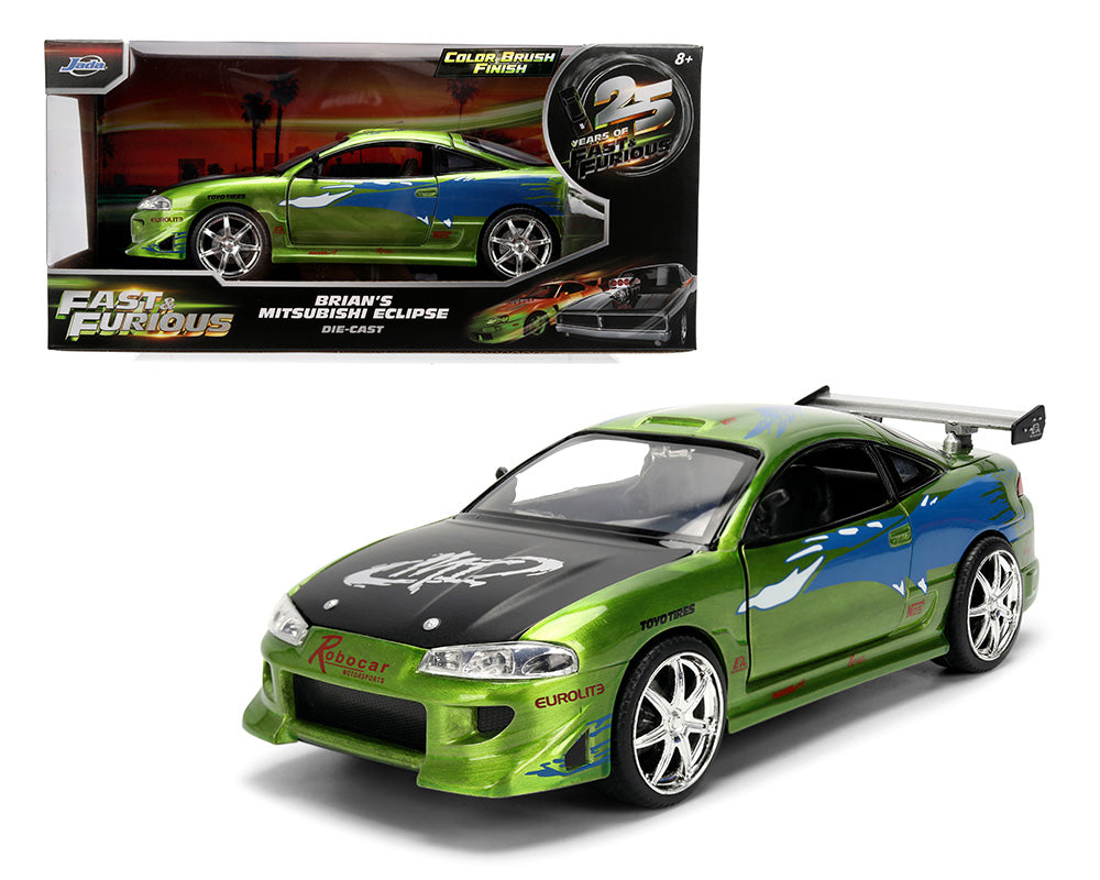 Jada 1:24 Brian’s Mitsubishi Eclipse  Fast &amp; Furious 25 Year Anniversary