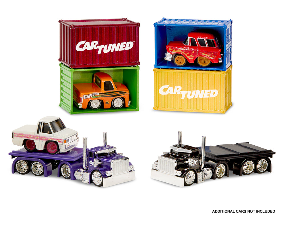 (COMING SOON) CarTuned 1:64 Container Rigs Series 1 – Assortment