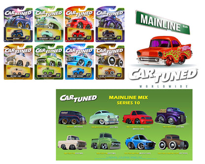 CarTuned 1:64 Series 10 Mainline Assortment of 8 Styles 2026