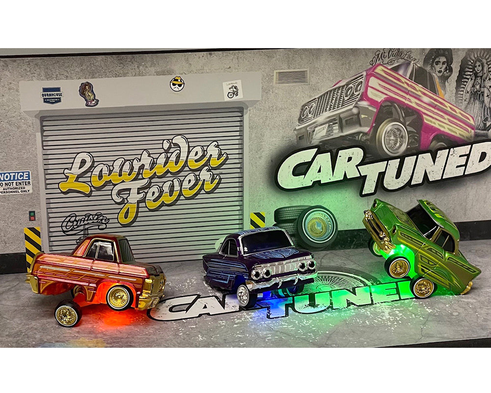 CarTuned™  1:64 Lowriders SHOW GLOW Series 2  8 Styles 2026 – L.E.D. Light Up Chassis cars are sold individualy.