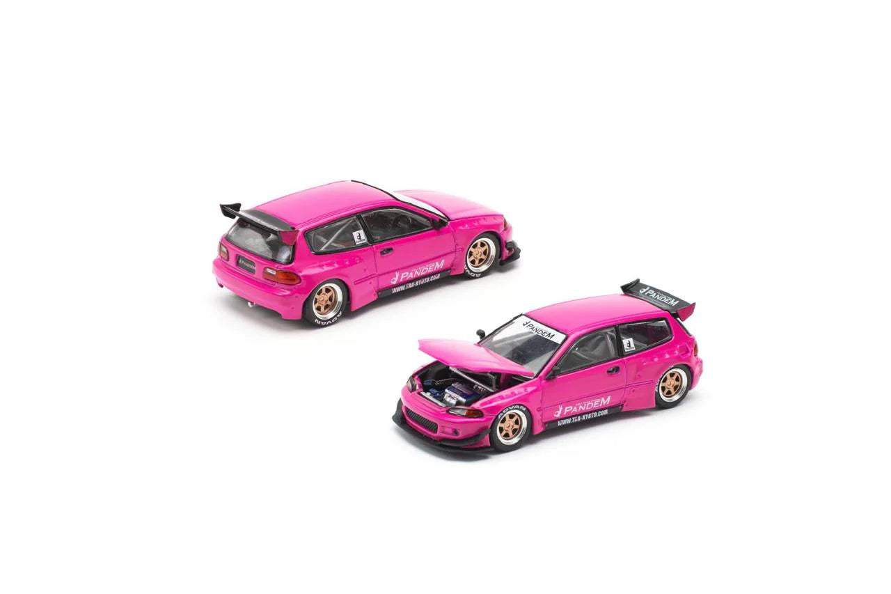 (COMING SOON) POP RACE 1/64 Pandem Civic EG6 – Pink