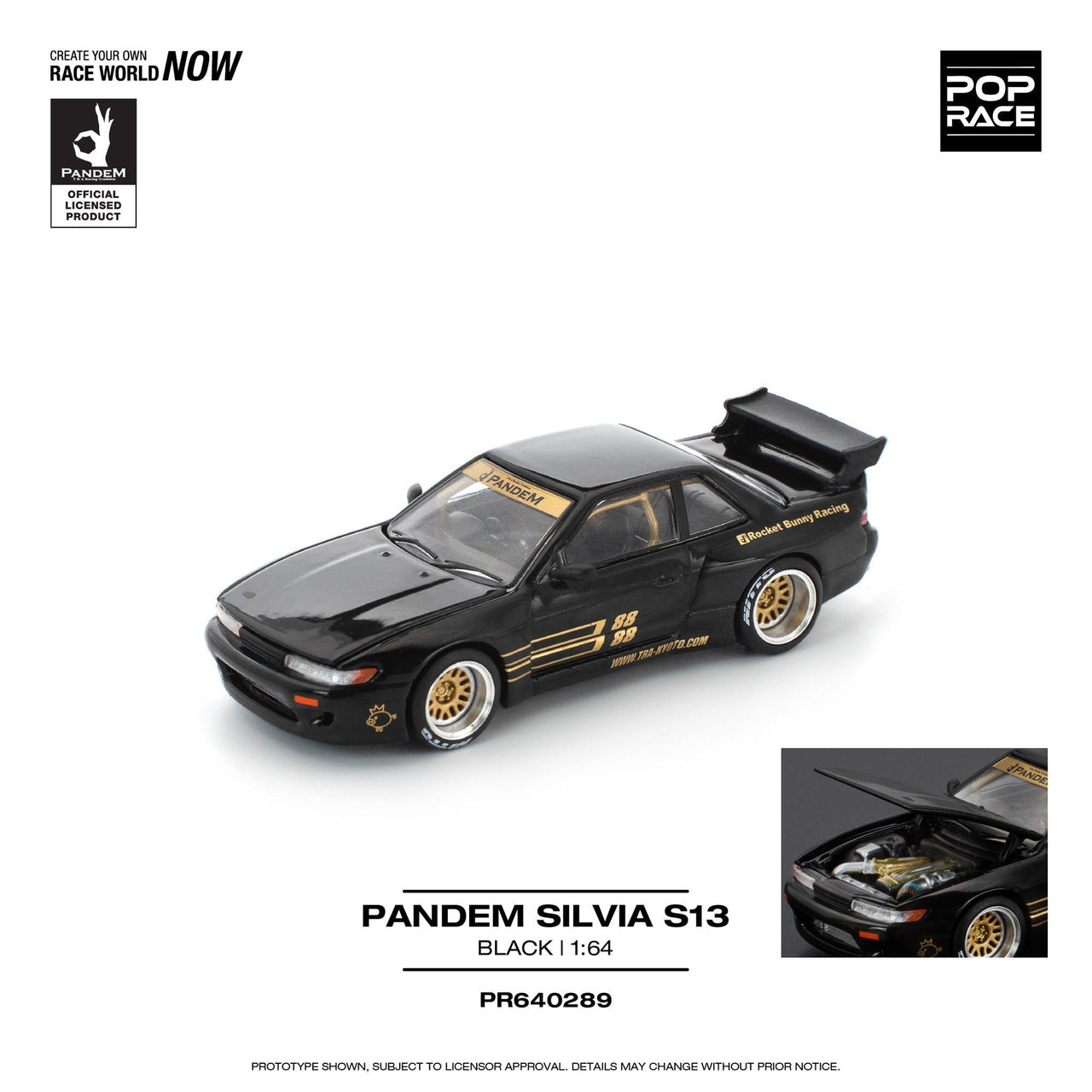 POP RACE 1/64 pandem s13 