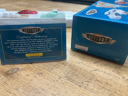 1997 HOT WHEELS LEGENDS 1/64 SCALE BARRIS KUSTOM COMPLETE SET vintage