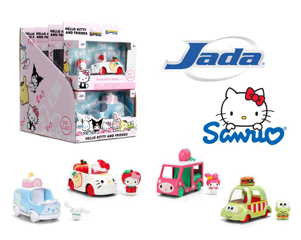 Jada 1:55 Mini Hello Kitty Sanrio Assortment of 4 Single Pack