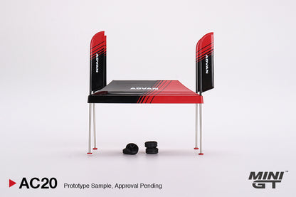 MINI GT 1:64 Paddock Service tent Set “ADVAN”