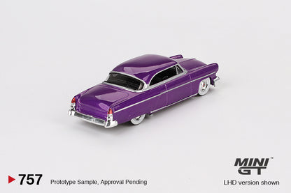 MINI GT 1/64 Lincoln Capri Hot Rod 1954 – Purple Metallic – MiJo Exclusives