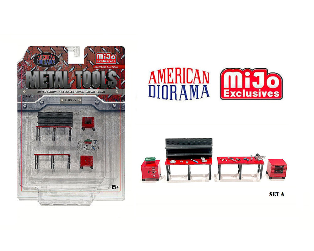 (PRE ORDER) American Diorama 1:64 Metal Tools – Mijo Exclusives