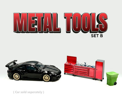 (PRE ORDER) American Diorama 1:64 Metal Tools Set B – Mijo Exclusives