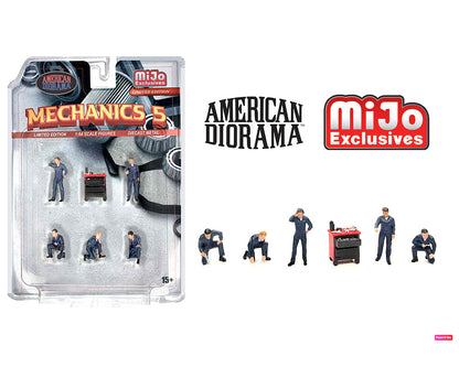 (COMING SOON) American Diorama 1:64 Figures Mechanics 5 – MiJo Exclusives
