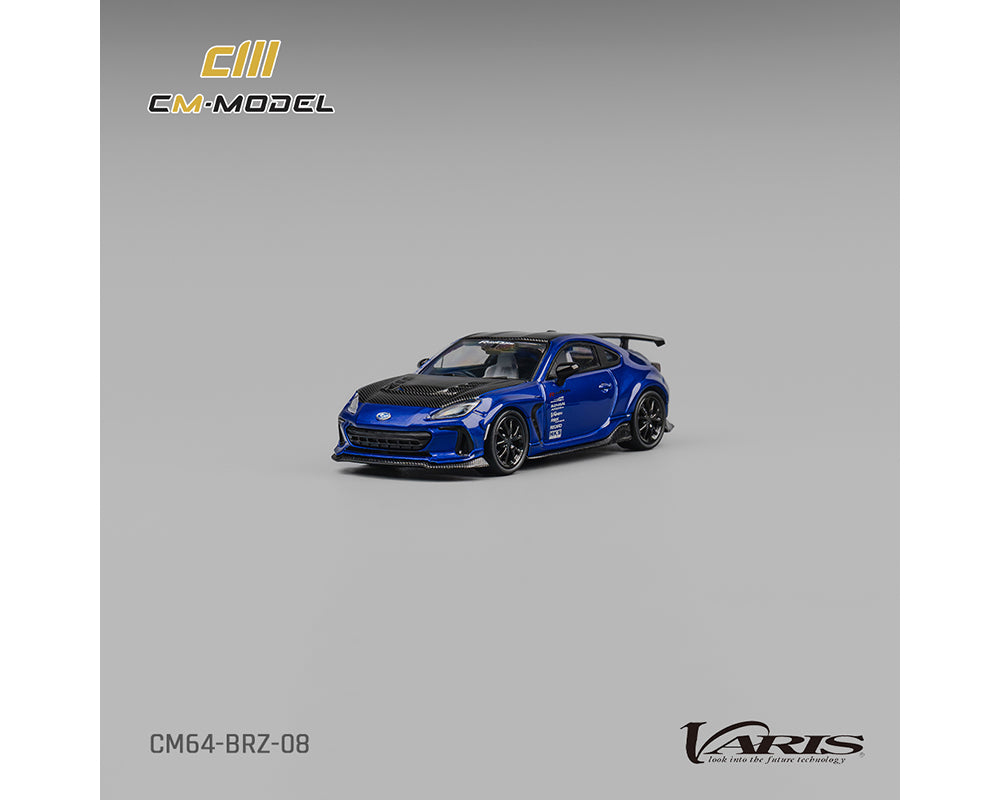 (COMING SOON) CM MODEL 1/64 Subaru BRZ Varis Widebody – Blue – Limited Edition