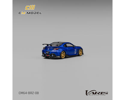 (COMING SOON) CM MODEL 1/64 Subaru BRZ Varis Widebody – Blue – Limited Edition